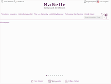 Tablet Screenshot of mabelle.com